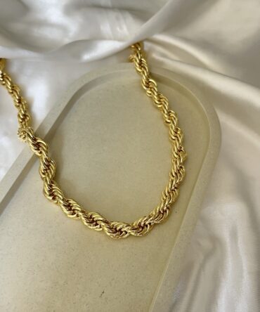 Collar Entrelazos Gold