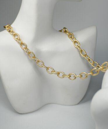Collar eslabones gruesos