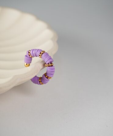 Earcuff morado