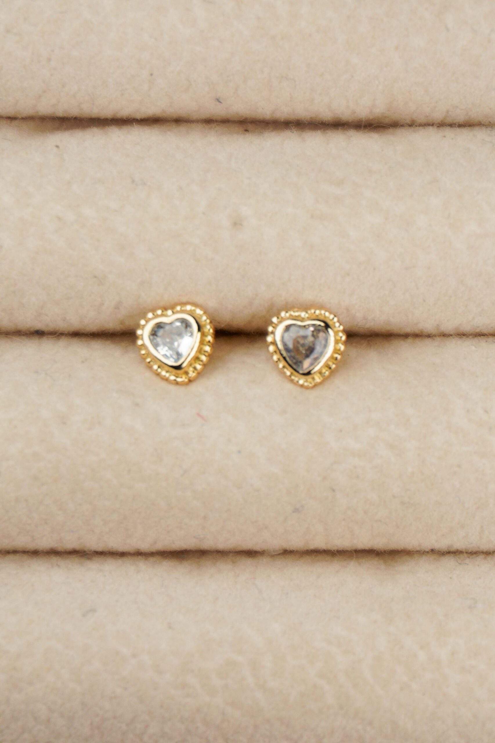 Topitos de corazón tipo perla