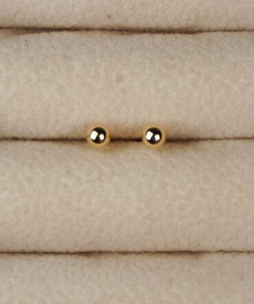 Topitos de balín pequeño dorado