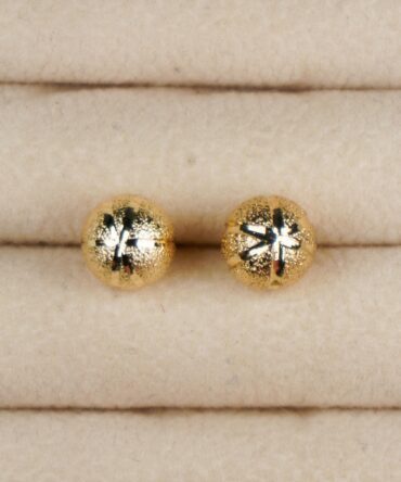 Topitos de balín grande dorado