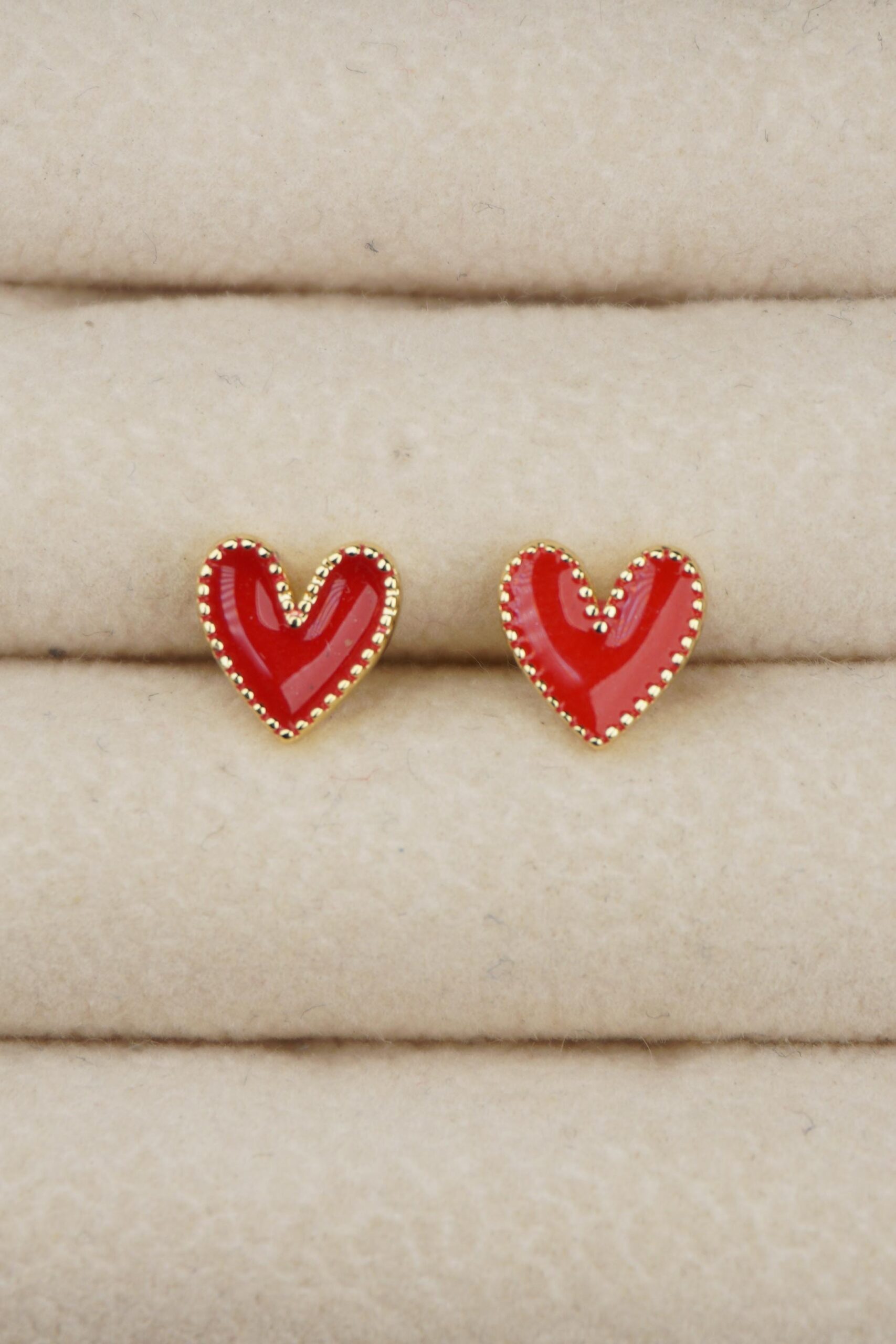 Topitos de corazón rojo