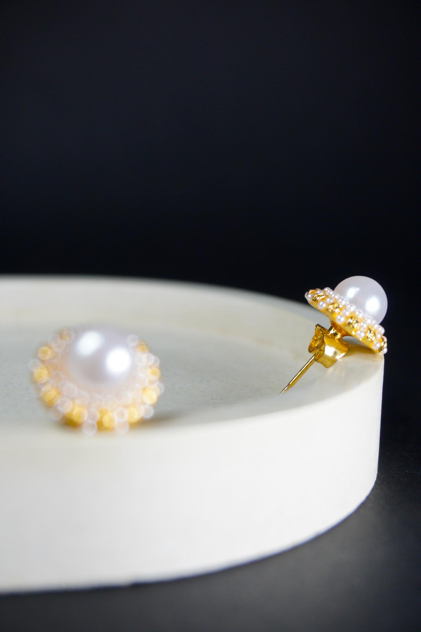 Aretes de perla y perlas - Imagen 3