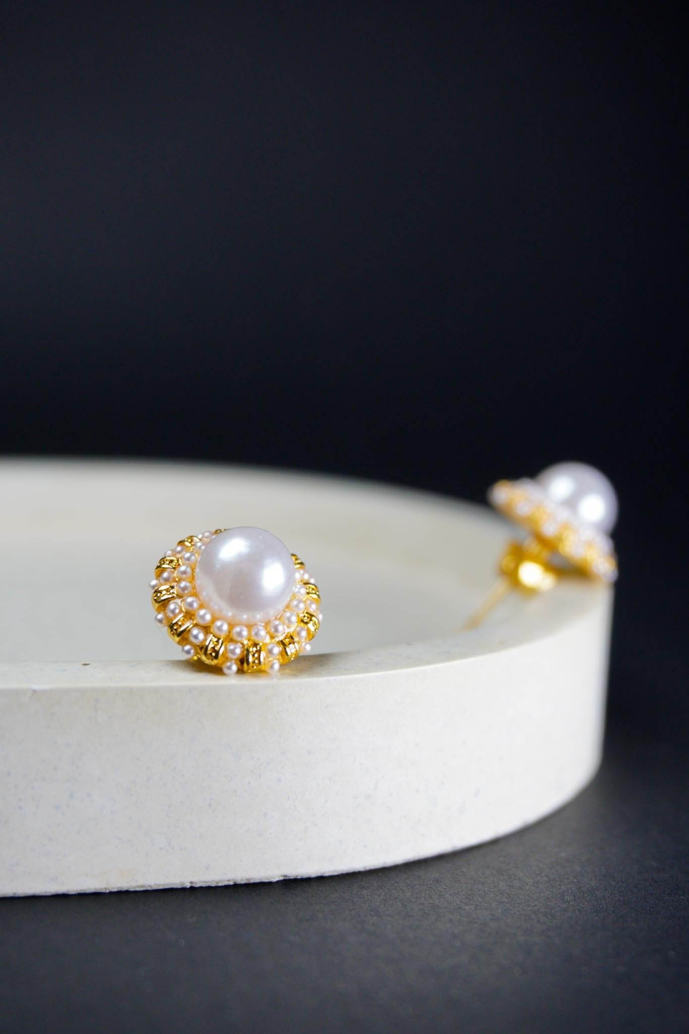 Aretes de perla y perlas - Imagen 2