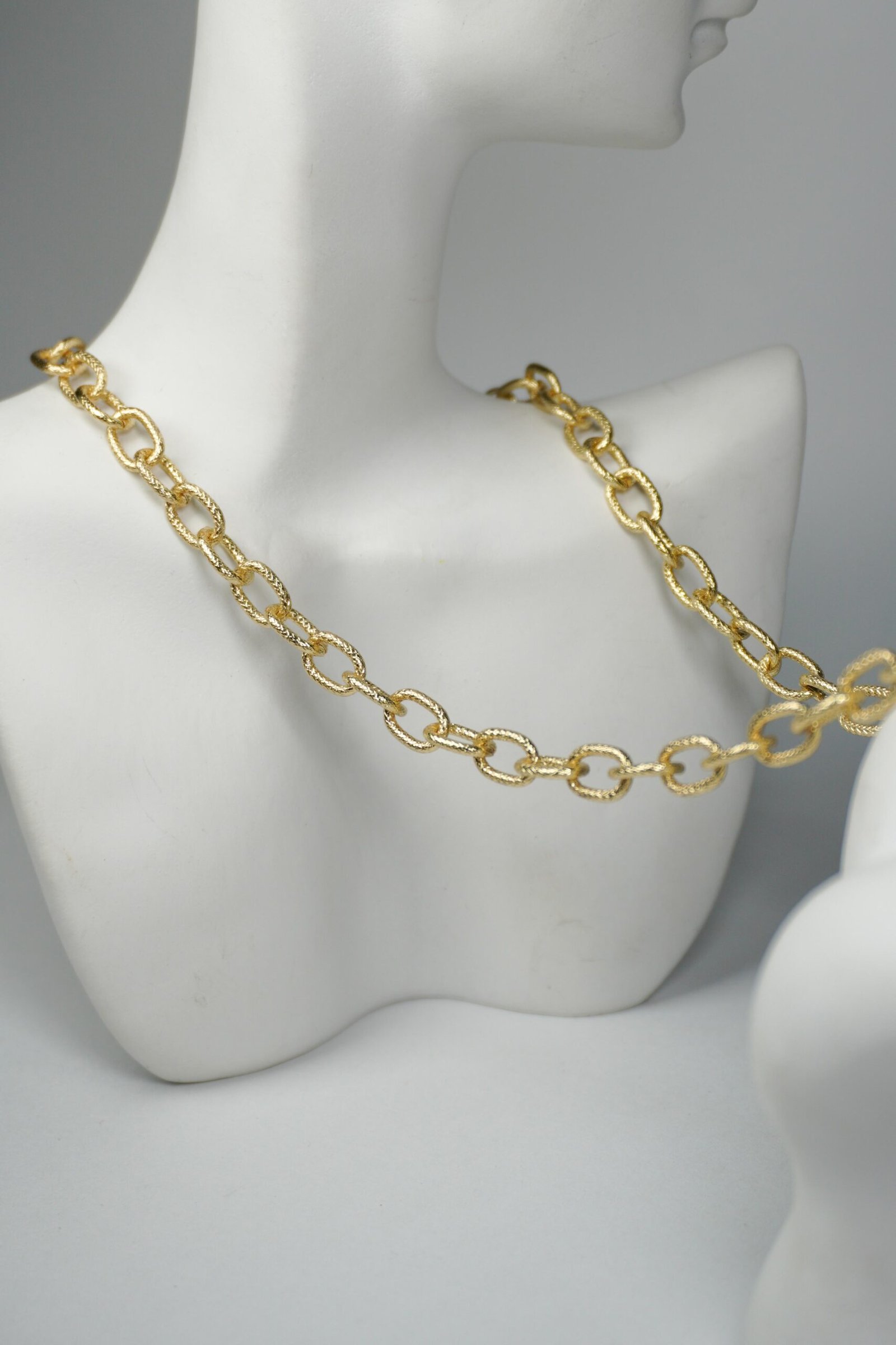 Collar eslabones gruesos