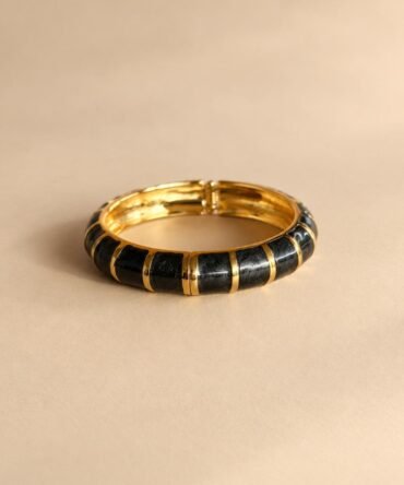 Brazalete Dorado Negro Classic