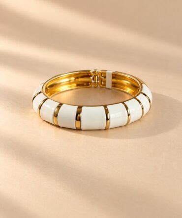 Brazalete Dorado Blanco Classic