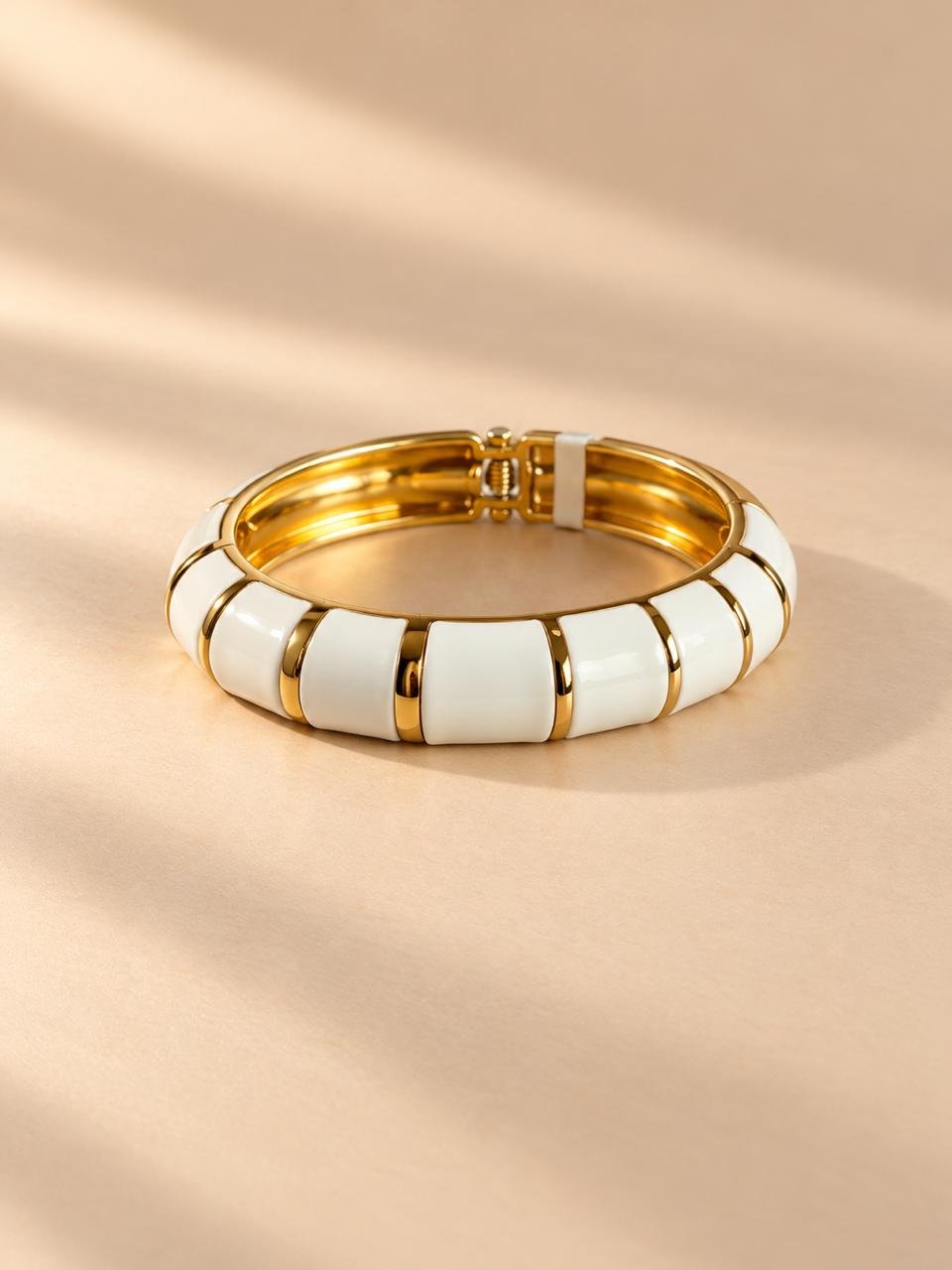 Brazalete Dorado Blanco Classic