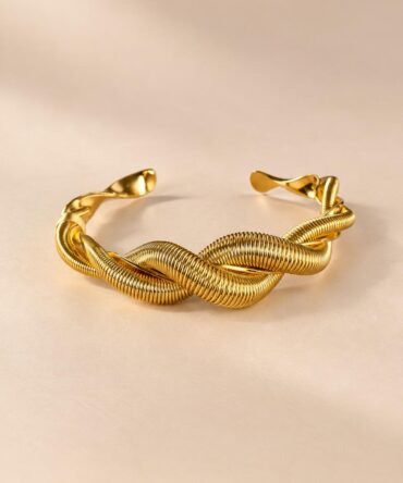 Brazalete Dorado Resorte Élite