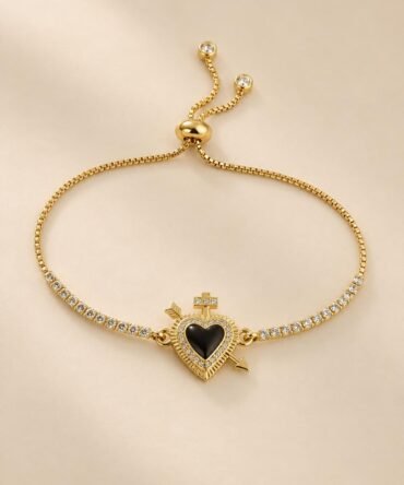 Pulsera Sagrado Corazón Negro