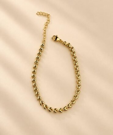 Pulsera Mini Hearts Dorada