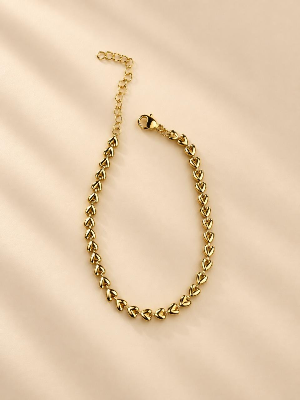 Pulsera Mini Hearts Dorada