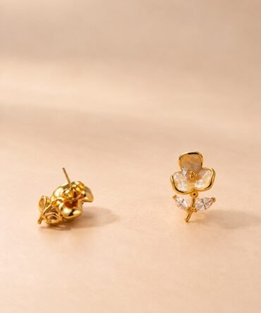 Aretes Flor de Cristal