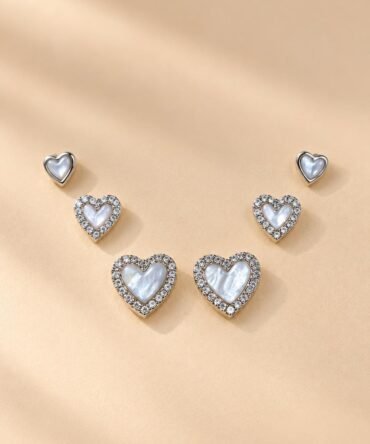 Set de Topitos Corazones de Nácar