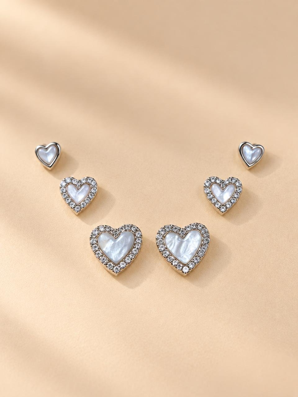 Set de Topitos Corazones de Nácar