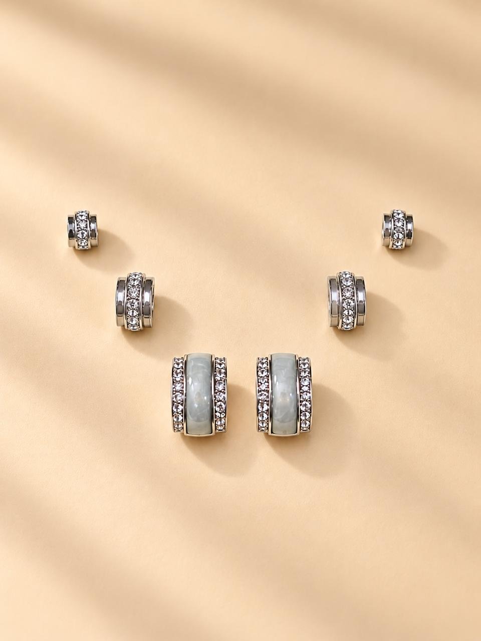 Set de Topitos Destello Silver